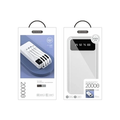 Sạc dự phòng SENDEM P900 20000mAh, màn hình LCD  tích hợp 4 đầu sạc nhanh Type C, I (L ) , Micro, USB, Hàng chính hãng