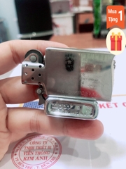 Bật lửa Zippo Mỹ Slim Khắc ăn mòn chủ đề Hawaii, Hàng chính hãng