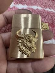 Eblem dán trang trí Zippo chủ đề 12 con giáp, chất liệu hợp đồng nguyên chất, hàng chuẩn zin Mỹ
