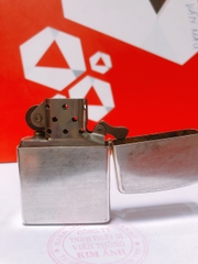 Bật lửa, hộp quẹt Zippo Mỹ Lacke bạc FOREVER LASTING, khắc ăn mòn full nắp, Hàng chính hãng