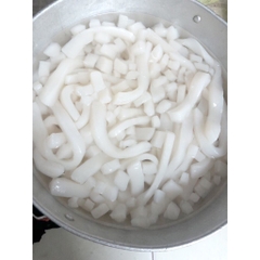 Thạch dừa trứng đánh lờ bóng mực lá, Thạch dừa câu mực lá, Thạch dừa nguyên tấm to
