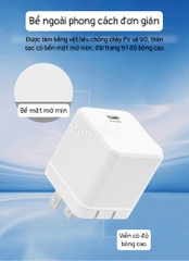 Củ sạc xuất Nhật GaN 30W KFLY ( JHX-AC2052) đạt chứng nhận PSE tiêu chuẩn Nhật Bản, bảo hành chính hãng 12 tháng