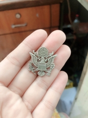 Eblem dán trang trí Zippo Mỹ chủ đề ARMY chất liệu bạc 925, Zin nhập Mỹ