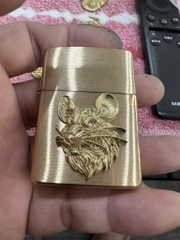 Eblem dán trang trí Zippo chủ đề 12 con giáp, chất liệu hợp đồng nguyên chất, hàng chuẩn zin Mỹ
