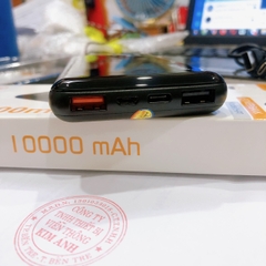 Pin sạc dự phòng Hammer (HP1) 10.000 mAh, sạc nhanh QC 3.0, PD 20w, màn hình LCD hiển thị pin, Hàng chính hãng