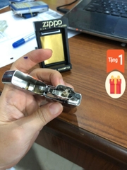 BẬT LỬA ZIPPO MỸ CHROME BÓNG KHẮC ĂN MÒN ĐỔ SƠN WINDY GRIL - BIỂU TƯỢNG CÔ GÁI HUYỀN THOẠI 1999