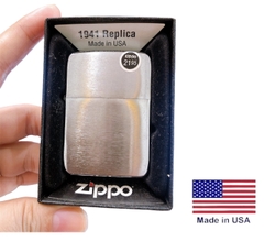 Bật lửa Zippo Mỹ 1941 VINTAGE CHROME, Mộc đáy ngược , hàng chính hãng