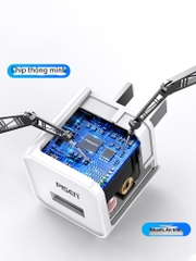 Cóc sạc Pisen Charger 1A  (TS-C051  ) dùng cho Iphone - Hàng chính hãng