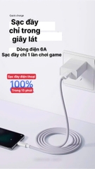 Dây sạc siêu nhanh LI-TOP LX78 120W, chân Type C, dây mịn mập, lõi 260 sợ đồng, được dùng thử 30 ngày, hàng chính hãng