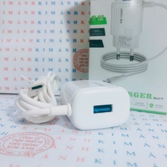 Sạc điện thoại Kim Cương KMG 833 2.1A chân Type C có thêm cổng USB, đạt chất lượng CE - Hàng Chính Hãng bảo hành 1 năm