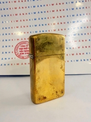 Bật lửa Zippo Slim Mỹ chủ đề Đinh Tán, hàng chính hãng có giấy Hải quan gửi kèm đơn hàng