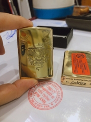 Bật lửa Zippo Armor Vỏ dầy Khắc chìm 4 mặt Since Eagle 1932 Vỏ Đồng ruột thép không gỉ -Có Tem đỏ