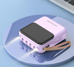 Pin sạc dự phòng chính hãng Sendem P301 kèm cáp sạc, dung lượng chuẩn 10000mAh