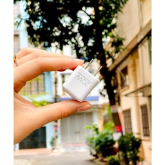 Cóc sạc nhanh PISEN Quick Ice Crystal PD 20W siêu nhỏ ( KPD201 ),Màu Trắng sứ - Hàng chính hãng