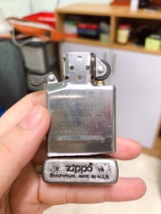 Bật Lửa Zippo Khắc Chìm U.S ARMY Bạc Giả Cổ