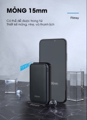 Sạc Dự Phòng Pisen Mini 5000mAh (Type-C, 2xUSB Smart )- Ultra Slim, Hàng chính hãng
