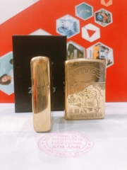 Bật lửa, hộp quẹt Zippo Armor phiên bản vỏ dầy chủ đề Lạc Đà, hàng loại 1 vỏ bằng đồng