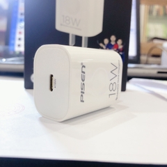 Cóc sạc nhanh Pisen Quick Type-C Wall Charger PD 3.0 18W - (TS-C118), Hàng chính hãng