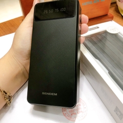 Sạc dự phòng SENDEM P900 20000mAh, màn hình LCD  tích hợp 4 đầu sạc nhanh Type C, I (L ) , Micro, USB, Hàng chính hãng
