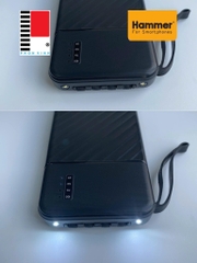 Pin Sạc Dự Phòng Hammer H-PC03 2.1A/5V, dung lượng10.000mAh, hàng chính hãng bảo hành 12 tháng