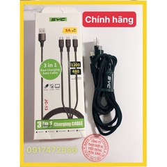 DÂY SẠC ĐA NĂNG SYC 3 ĐẦU - 5A ( IP-C-V8) HÀNG CHÍNH HÃNG