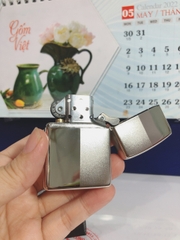 BẬT LỬA ZIPPO MỸ Platinum Plate- Mạ Bạch Kim, khắc ăn mòn hoa văn Ý, Hàng chính hãng
