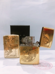 Bật lửa Zippo Armor vỏ dầy, khắc chìm chủ đề Cô Gái Gió American Classic Sin 1932, Hàng loại 1 vỏ bằng đồng có tem đỏ