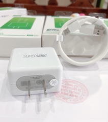 V8- Bộ sạc nhanh OPPO VOOC R15, 5V-4A Chân Micro - Hàng Chính Hãng bảo hành 12 tháng