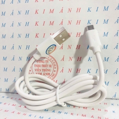 Dây sạc Hammer chân cắm Micro dòng điện 2A, Kim Ánh bảo hành hàng chính hãng 12 tháng