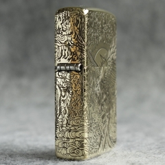 Bật lửa Zippo Mỹ Phượng Hoàng Brass, Cam kết hàng chính hãng có giấy Hải quan gửi kèm đơn hàng