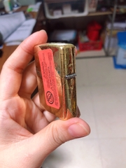 Bật Lửa Zippo Armor Vỏ Dầy, KHẮC CHÌM 5 MẶT HÌnh  BÁO GẤM  RUỘT VÀNG - PHIÊN BẢN ARMORR VỎ DẦY
