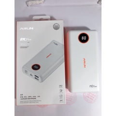 Sạc Dự Phòng Arun FC20P 20000 mAh (PD18W, QC3.0) Sạc Nhanh 2 Chiều Type C, Hàng chính hãng