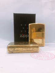 Bật lửa Zippo Armor vỏ dầy, khắc chìm Bản Chỉ Dẫn GAME OF THRONES, Hàng loại 1 vỏ bằng đồng có tem đỏ