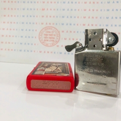 Hộp quẹt Zippo Brass MỸ chủ đề chủ đề Chai Xăn g Zippo, hàng chính hãng có giấy nhập khẩu gửi kèm theo đơn hàng