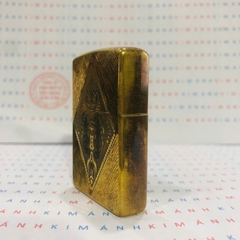 Bật lửa Zippo Mỹ chủ đề Chim Cú Mèo Brass, Cam kết hàng chính hãng có giấy Hải quan gửi kèm đơn hàng