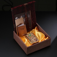 QUẸT CHIEF HÌNH KÌ LÂN KHẢM ĐÁ