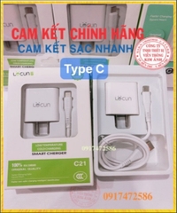 TypeC- Bộ sạc Lecun C21, dòng điện 2.1A, chuôi Type C