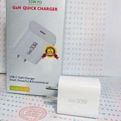 Củ sạc nhanh GaN Hammer  S15 công suất 33W, Check Qr hàng chính hãng, bảo hành chính hãng 12 tháng