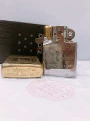 Bật lửa, hộp quẹt Zippo Armor vỏ dầy, khắc chìm chủ đề Phật Tổ Như Lai, Hàng loại 1 vỏ bằng đồng có tem đỏ