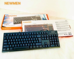 Bàn phím máy tính có dây Newmen E007 ( KB705)– Business Office E007, Đen-Multimedia, Hàng chính hãng