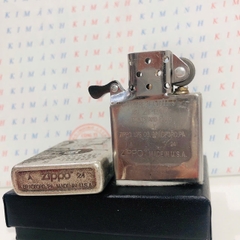 Bật lửa, hộp quẹt ZIPPO chủ đề Tề Thiên giả cổ, Kim Ánh nhập hàng cao cấp vỏ bằng đồng có dán tem đỏ