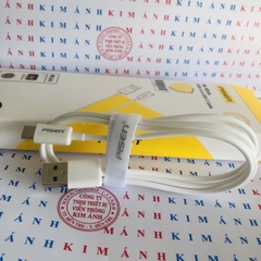 Dây sạc nhanh Pisen Mr White 3A, chân cắm Type-C (Fast) 1 mét( TC25-1000), Hàng chính hãng check Qr bảo hành 12 tháng