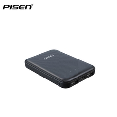 Sạc Dự Phòng Pisen Mini 5000mAh (Type-C, 2xUSB Smart )- Ultra Slim, Hàng chính hãng