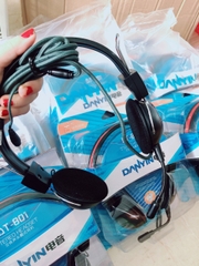 Tai nghe máy tính có micro Danyin DT-801 - Headphone chụp tai Danyin  chính hãng bảo hành 12 tháng
