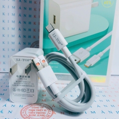 Bộ sạc nhanh 66W LI-TOP AC16 chân L, chứng nhận 3C tiêu chuẩn quốc gia, được dùng thử 30 ngày, bảo hành 12 tháng