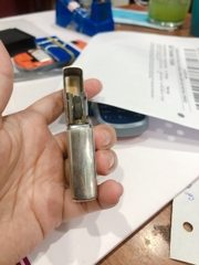 Bật lửa Zippo Mỹ Lacke Bạc khắc ăn mòn full nắp Sine 1932 Hàng chính hãng