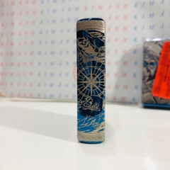 Hộp quẹt, bật lửa ZIPPO chủ đề 4 Kỵ Sĩ Khải Huyền màu xanh, Kim Ánh nhập hàng cao cấp vỏ bằng đồng có dán tem đỏ