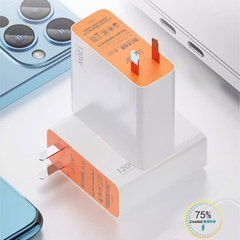 Củ sạc nhanh 120W LI-TOP AC12, chứng nhận 3C tiêu chuẩn quốc gia, bảo hành chính hãng 12 tháng, được dùng thử 30 ngày