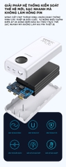 Pin sạc dự phòng PISEN QUICK Power Cube 20000mAh, công suất 30W sạc nhanh hai chiều - Hàng chính hãng