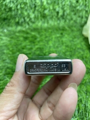 Bật lửa Zippo Mỹ Brushed Chrome, Cam kết hàng chính hãng có giấy Hải quan gửi kèm đơn hàng